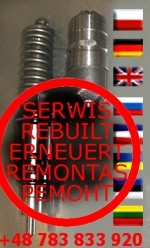Regeneracja naprawa SCANIA pompowtryskiwacze